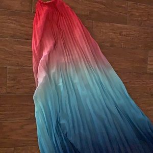 Vici dress gold neck strap NWT